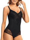 body dentelle amincissant noir