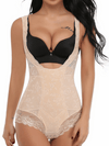 body gaine amincissant push-up soutien gorge nu