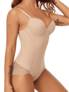 Ce shapewear bodysuit est fabriqué dans un tissu de haute qualité, contenant 78 % de nylon + 22 % d'élasthanne, qui est léger, extensible et doux pour la peau. Le ShaperX body sculptant invisible est super extensible pour s'adapter parfaitement à votre corps.